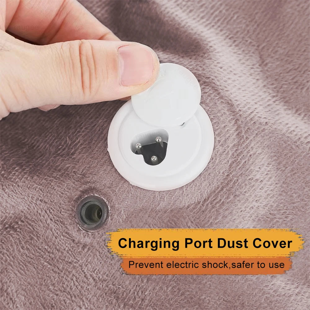 Electric Hot Water Bag Winter Portable Soft Electric Hand Warmer Rechargeable Reusable Explosion-Proof Warming Hand Pillow