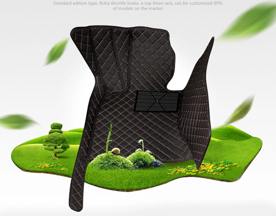 YOGOOGE Custom Car Floor Mats For Fiat Freemont Auto Carpets Foot Coche Accessorie