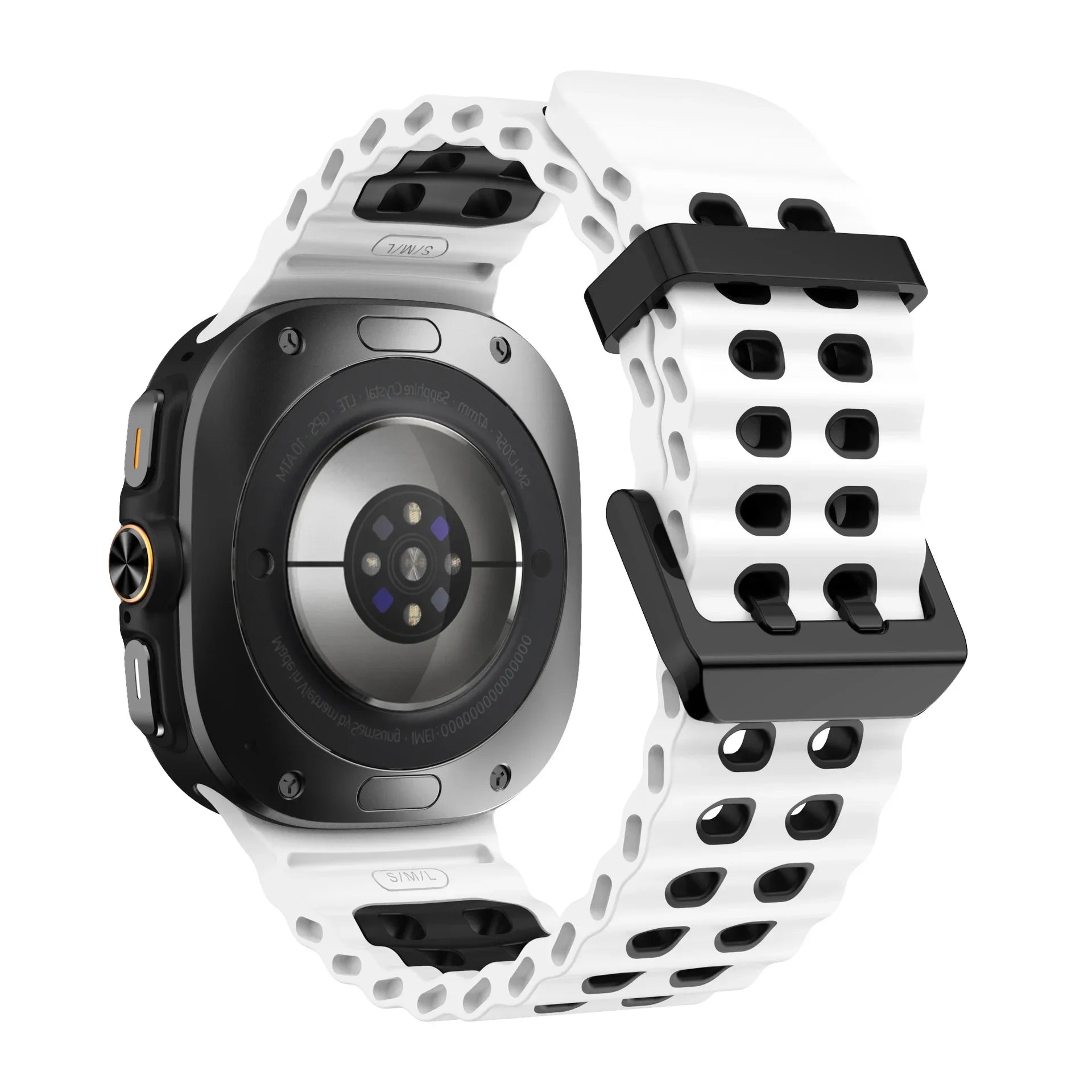 Ocean Silicone Strap for Samsung Galaxy Watch Ultra 47mm Sports Breathable Bracelet Wristband For Galaxy Watch Ultra 47mm Correa