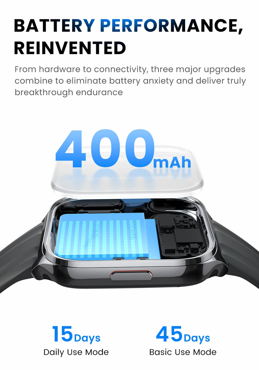HAYLOU Watch 3 Voice Calling Smartwatch 1.85'' AMOLED Screen 24h Health Monitoring 150+ Sports Modes Smart Watch 1ATM Waterproof
