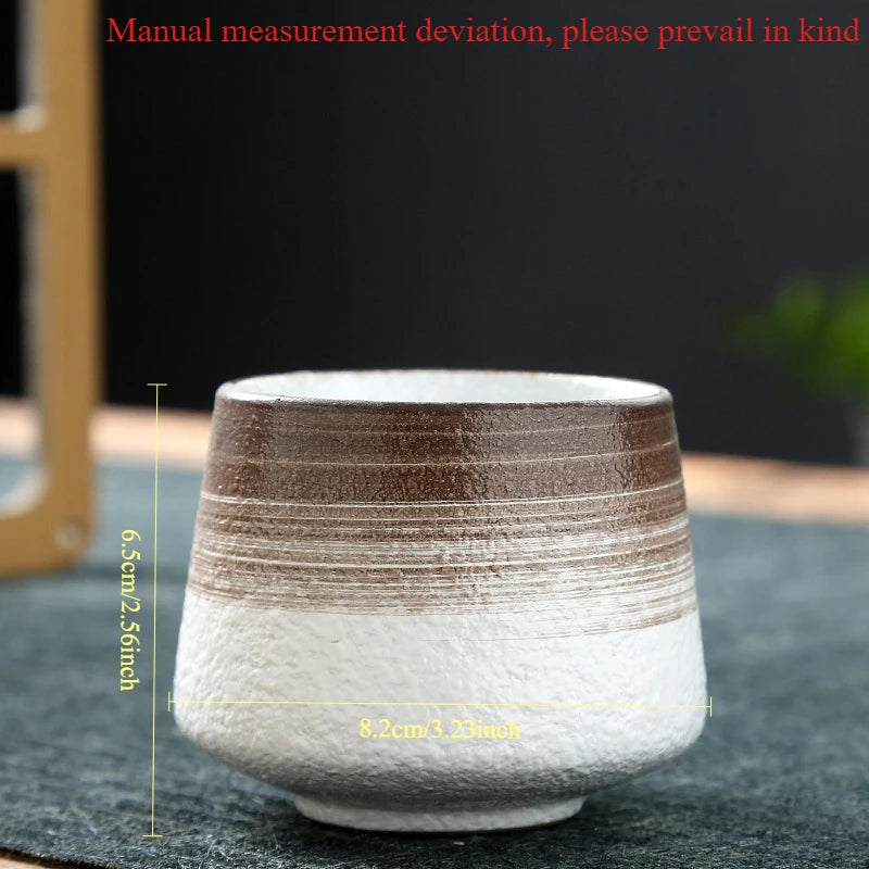 Laysda Vintage Coffee Mug 200ml ceramics Tea cup Japanese-style cafes Drinkware Stoneware Espresso for Restaurants Hotels