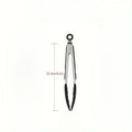 3 Size Available Heavy Duty Stainless Steel Kitchen Tongs with Silicone Tips High Heat Resistant Locking Design Secure Grip