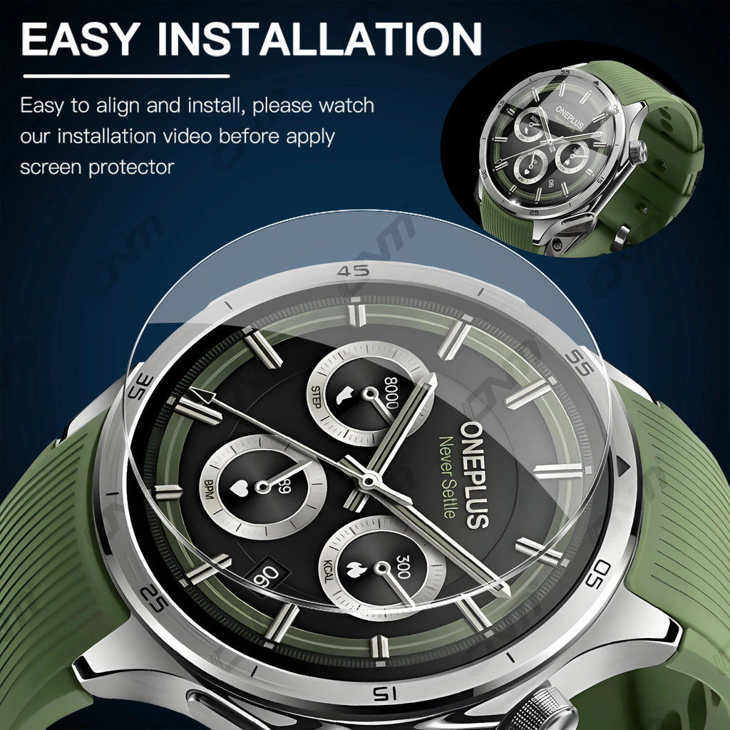 2.5D Screen Protector for OnePlus Watch 3 Tempered Glass Anti-Scratch Protection Glass Film Ultra-HD Protector Accessories