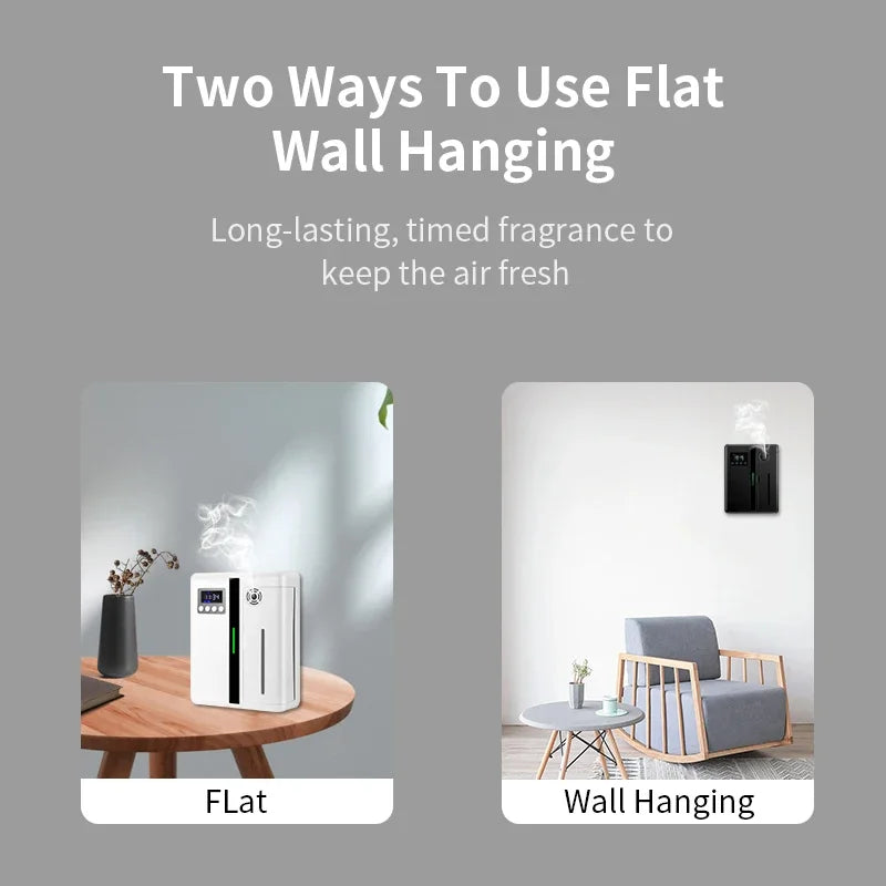 Fragrance Diffuser Coverage 300m³ Room Air Freshener Bluetooth Oil Diffuser For Essential Oil Electric Smell For Home Perfume