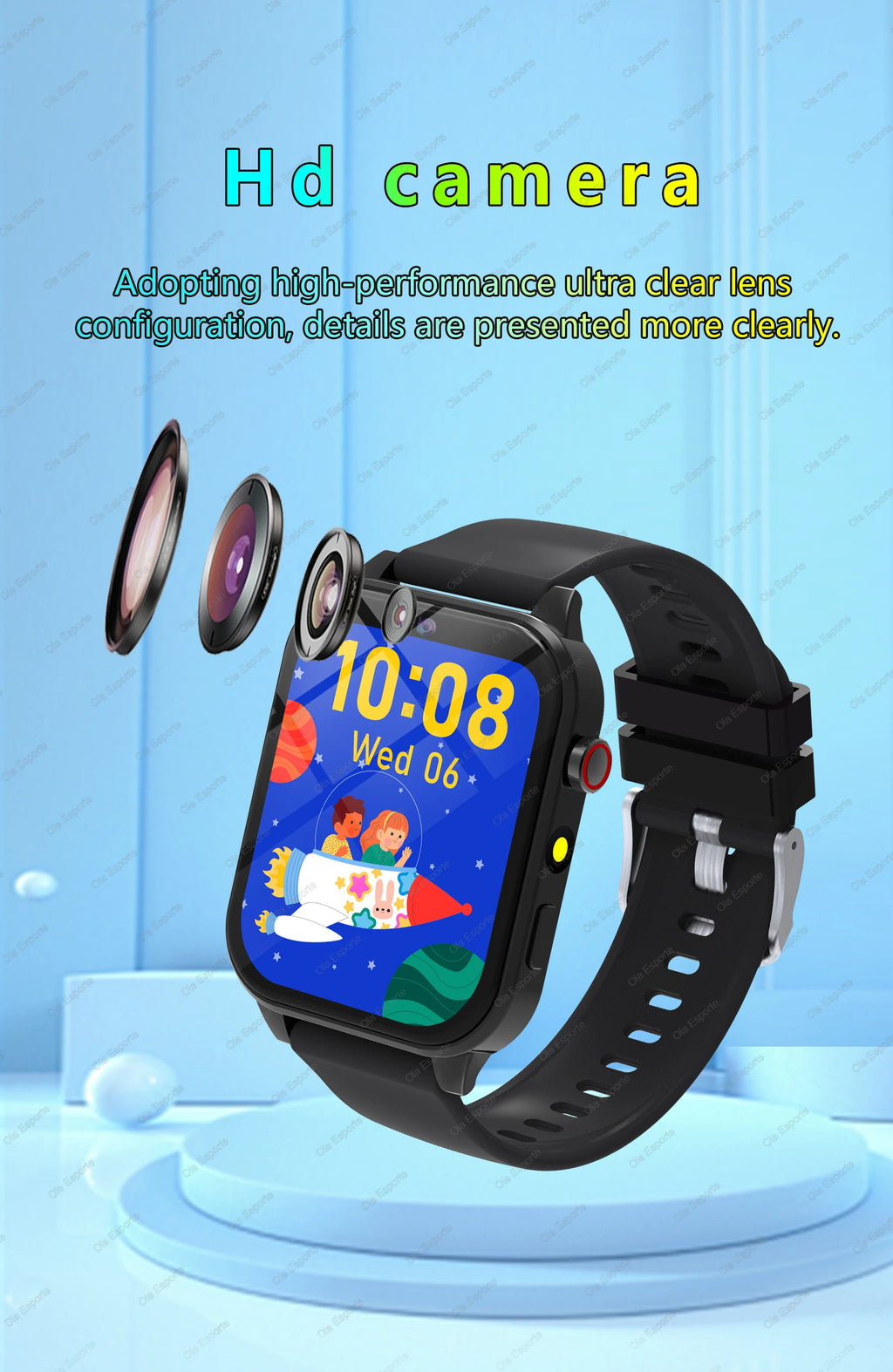 Children Games Smart Watch 2026 New Sleep Monitoring LED Flashlight Alarm Camera Step count Watch Smartwatch For Birthday gift