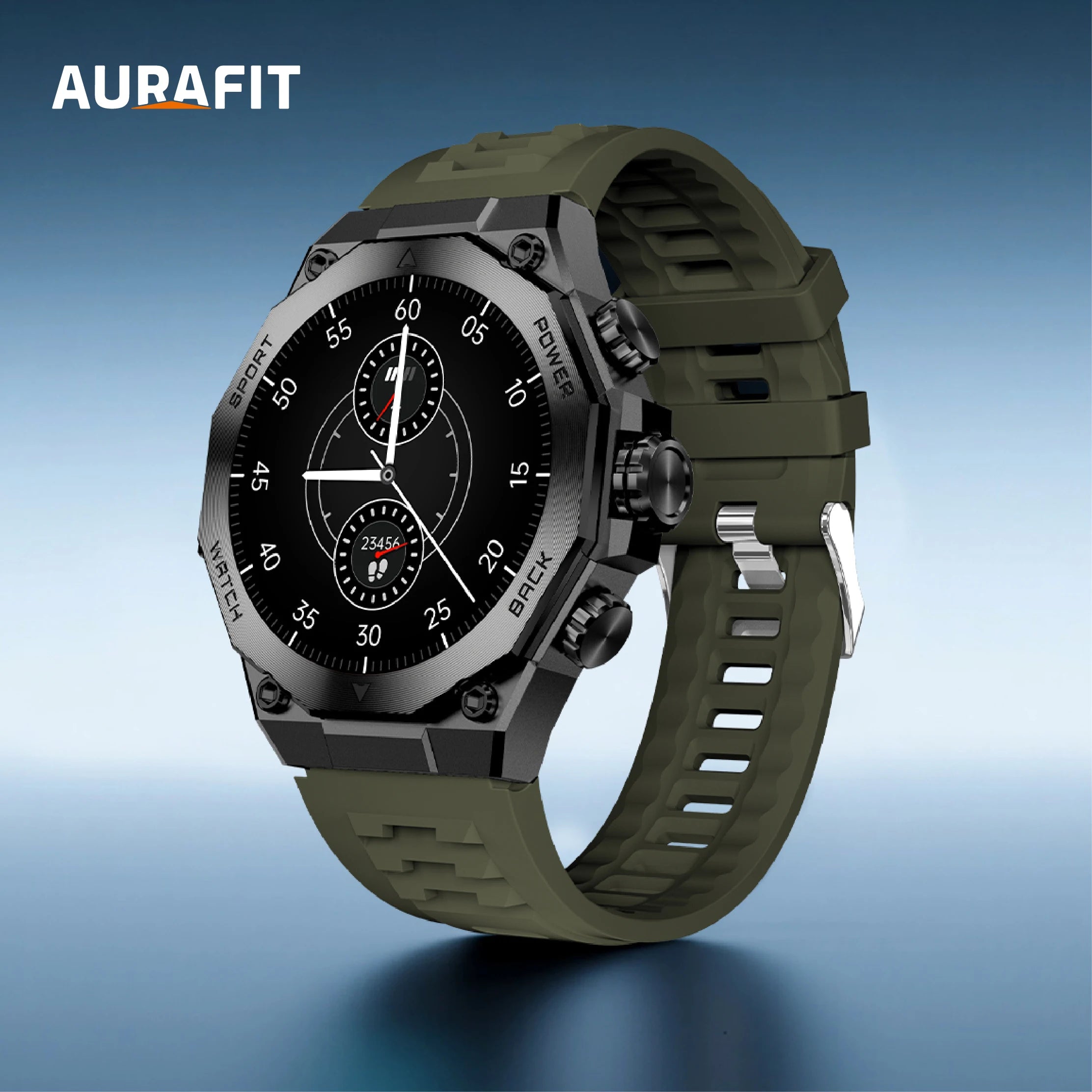 AURAFIT Free shipping Deportes ENERGY 2 SmartWatch Inhaled Llamades Información Recordator Hombres y Mujeres impermeable