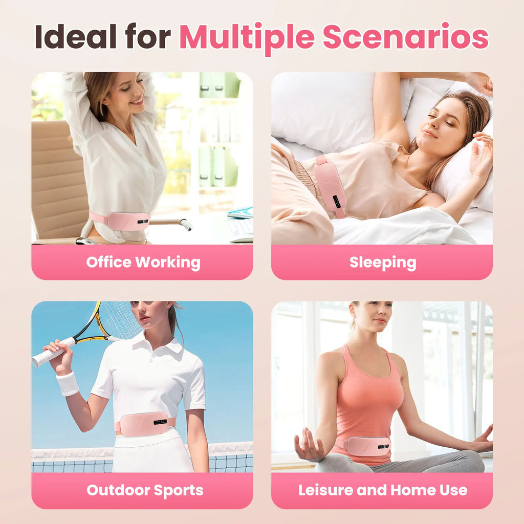 Portable Heating Pad Menstrual Heating Massager Belt Abdominal Belt Period Relief Thermal Massager Belly Warm Palace Belt