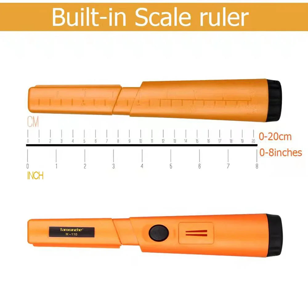 TC-110 Handheld Metal Detector IP68 Waterproof Metal Pinpointing Positioning Rod With Anti-scratch Protection Cover