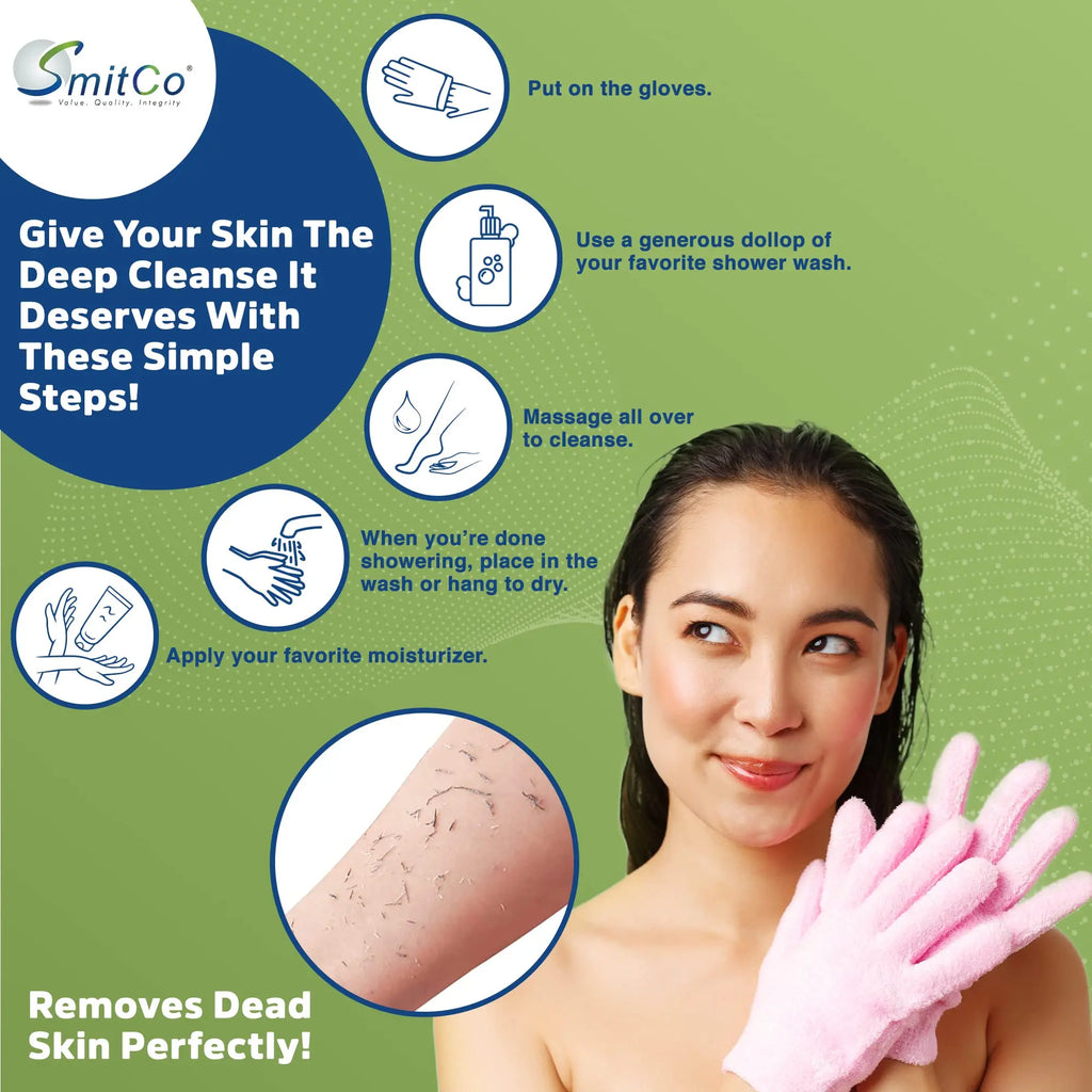 1-10pcs Colourful Exfoliating Gloves, Bath Gloves For Shower, Double Sided Exfoliating Gloves, For Spa, Massage And Body Scrubs