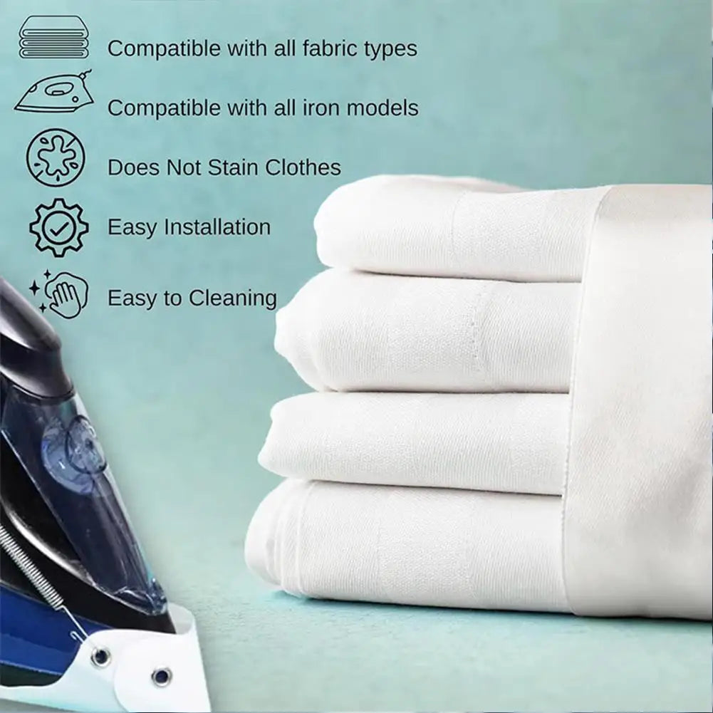 Universal Iron Protective Cover Shield, Iron Board Shoe Covers, Ironing Cloth to Protect Clothes, Electric Irons Protector Pads