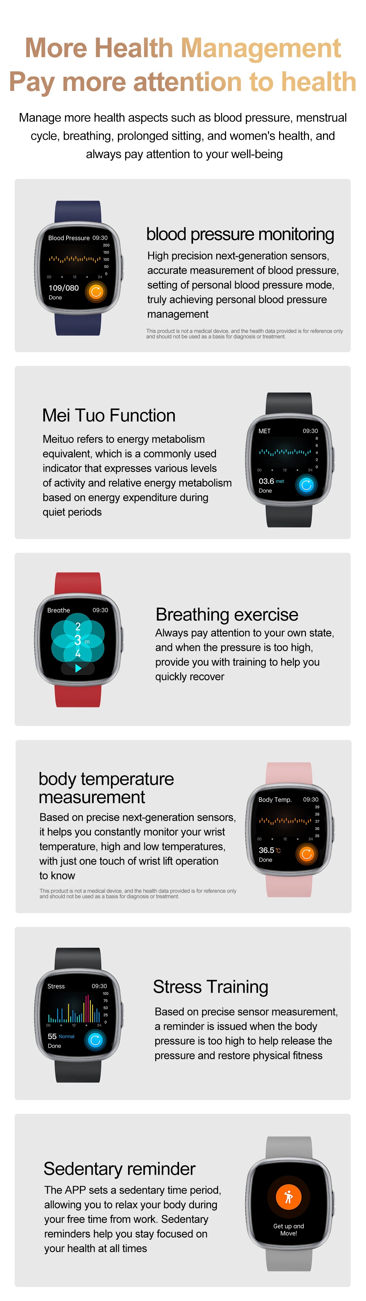 2025 New Accurate Measure Blood oxygen Lipids Uric Acid Smart Watch Men ECG Blood Pressure Health SmartWatches For Android ios