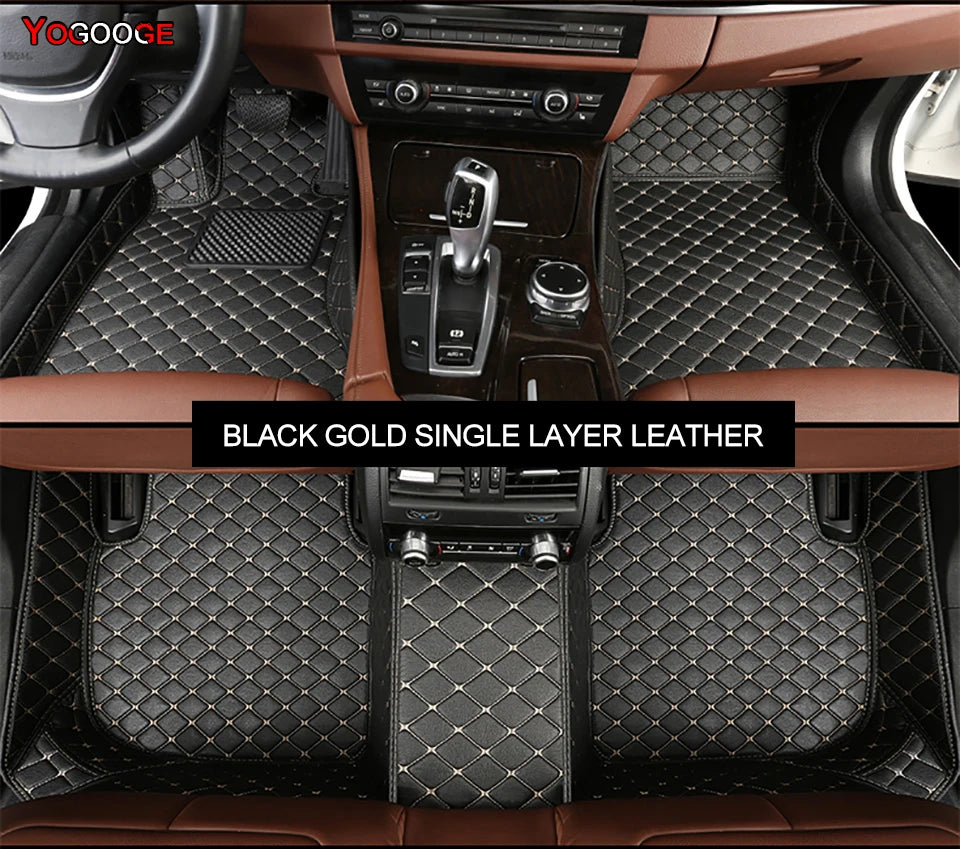 YOGOOGE Custom Car Floor Mats For Chery Tiggo 3 5 8 9 Auto Carpets Foot Coche Accessorie