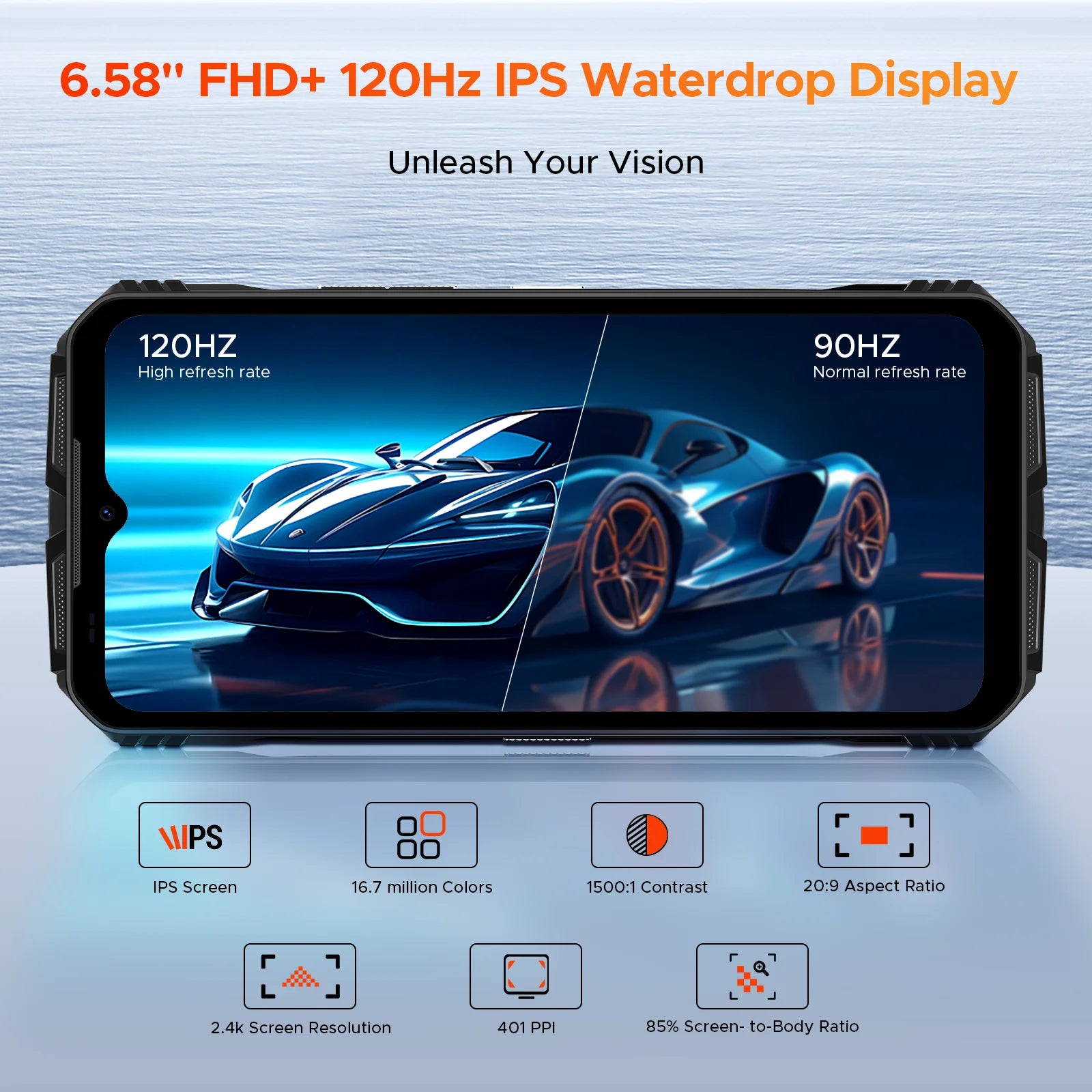 DOOGEE V Max Pro 5G Rugged Phone Dimensity 7050 6.58'' 120Hz 22000mAh Large Battery 12GB+512GB Lighting Effect 5g Smartphone
