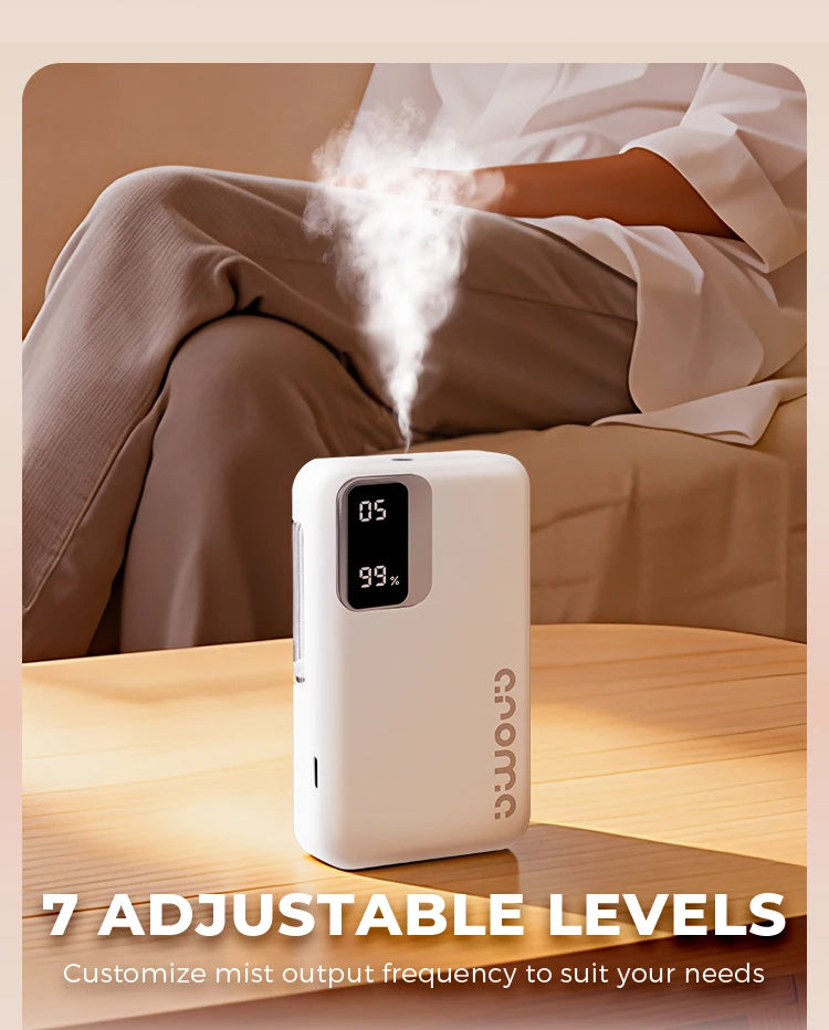 Smart Automatic Essential Oil Diffuser, Wall-Mounted Humidifier for Bathroom and Office, Compact Design,Atomization Working Mode
