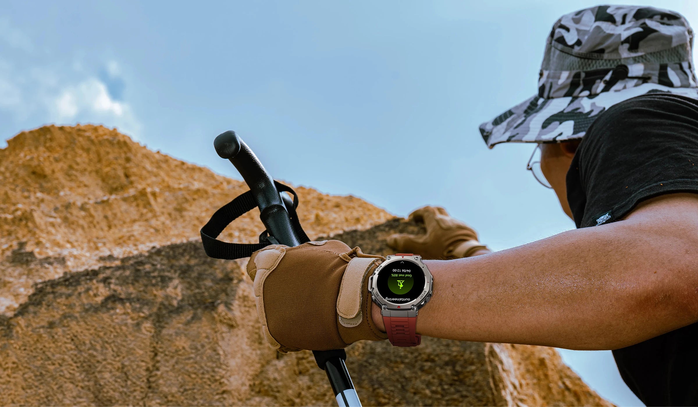 VWAR T-Rex 3 Pro Ultra Dual-Band GPS Military Smart Watch 48mm 10ATM Water-Resistant Compass Altimeter Smartwatch Men