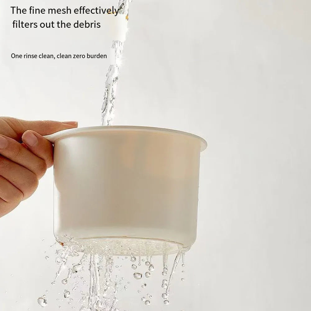 Creative Kitchen Sink Hanging Strainer Basket Detachable Openable Bottom Cover Kitchen Garbage Filter Quickly Drain Clean Rack