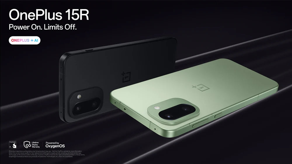 SIM Free OnePlus 15R 5G 12+256GB 12+512GB Mobile Phones Snapdragon 8 Gen 5 7400mAh 165HZ 50MP AI Camera smart phone IP69& IP69K