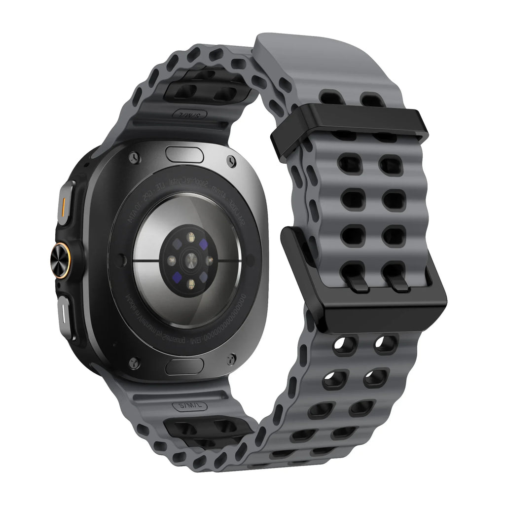 Ocean Silicone Strap for Samsung Galaxy Watch Ultra 47mm Sports Breathable Bracelet Wristband For Galaxy Watch Ultra 47mm Correa