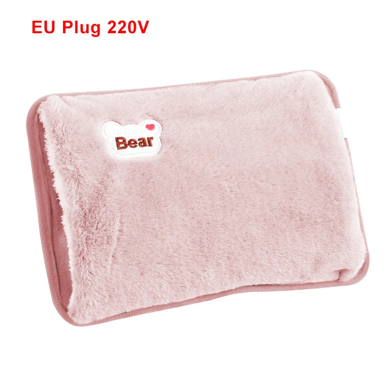 Electric Hot Water Bag Winter Portable Soft Electric Hand Warmer Rechargeable Reusable Explosion-Proof Warming Hand Pillow