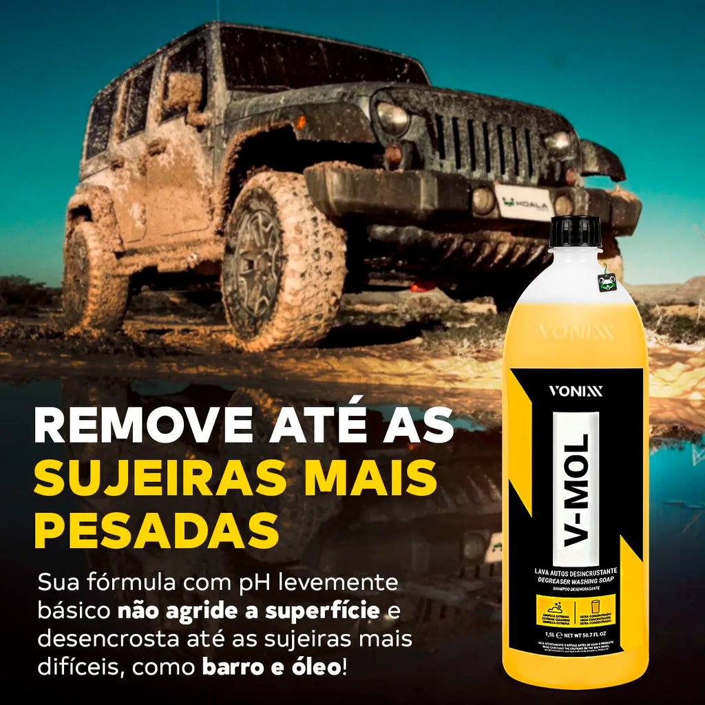 Auto Shampoo Lava Heavy Cleaning Clay Vmol 1.5L Vonixx