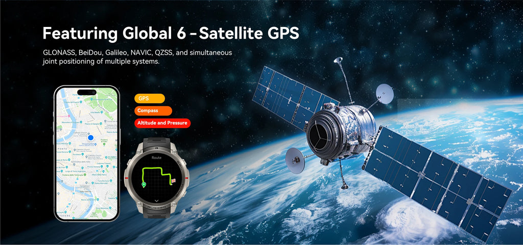 2026New Outdoor GPS Smart Watch Offline Maps Download Compass Tracking 5ATM Waterproof Tactics Sport Smart Bracelet For Men gift