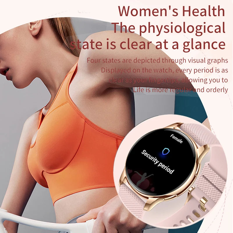 New Smart Watch Men Health monitoring Sports Fitness Watch Heart Rate Full Touch Screen Bluetooth Call 2025 Men and women Gift