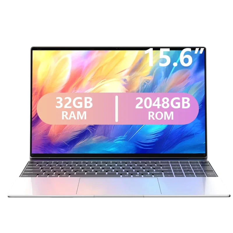 Gallant 15.6" Intel I9-9900 Portable Laptop Windows11 Notebook 32GB DDR4 2TB SSD Pc Gamer Office Computer
