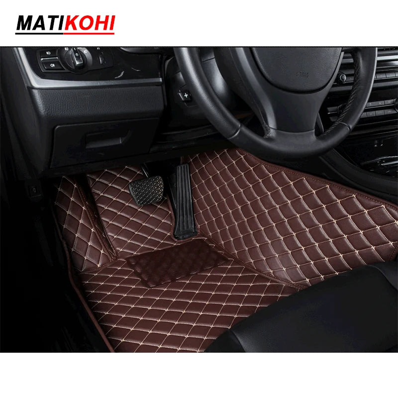 MATIKOHI Custom Car Floor Mats For Porsche Cayenne Auto Carpets Foot Coche Accessorie