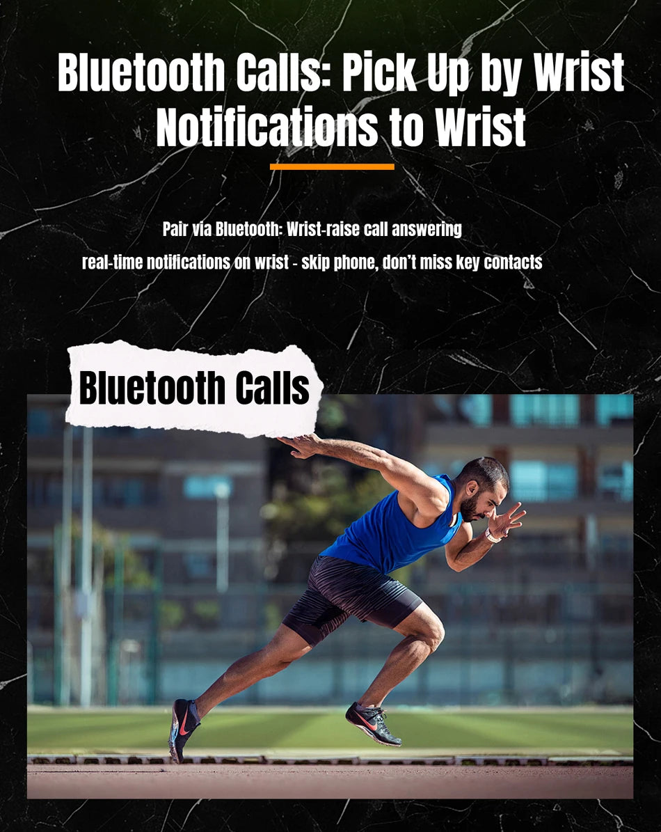 2025 New Professional GPS Sports Smart Watch Outdoor RIDE Run GPS track Swim Watchs Compass 3ATM Sports Bluetooth Call Watch Men