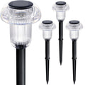 4pcs LED Solar Outdoor Pathway Lights Mushroom Solar Path Walkway Lighting Waterproof For Landscape Yard Lawn Garden Decorative