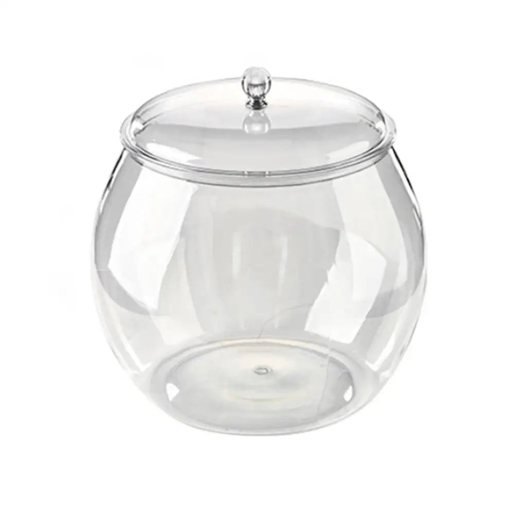 1pc Flour Grains Candy & Cookie Jar Hard and Smooth Plastic Pot with Lids Clear Airtight Food Storage Canister