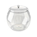 1pc Flour Grains Candy & Cookie Jar Hard and Smooth Plastic Pot with Lids Clear Airtight Food Storage Canister