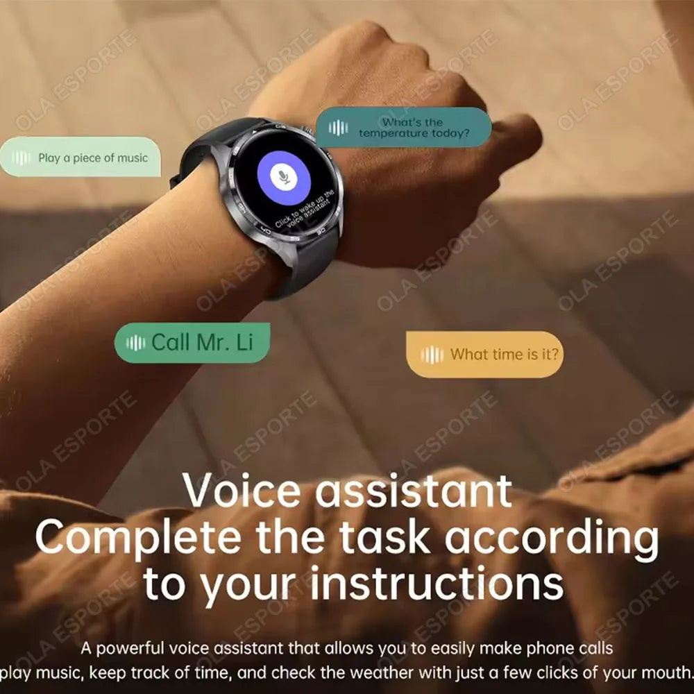 MA27 New Watch 5 Pro Smart Watch 1.53 Inch AMOLED Display Screen GPS Sports Tracker Smartwatch Men Women IP68 Waterproof Watches