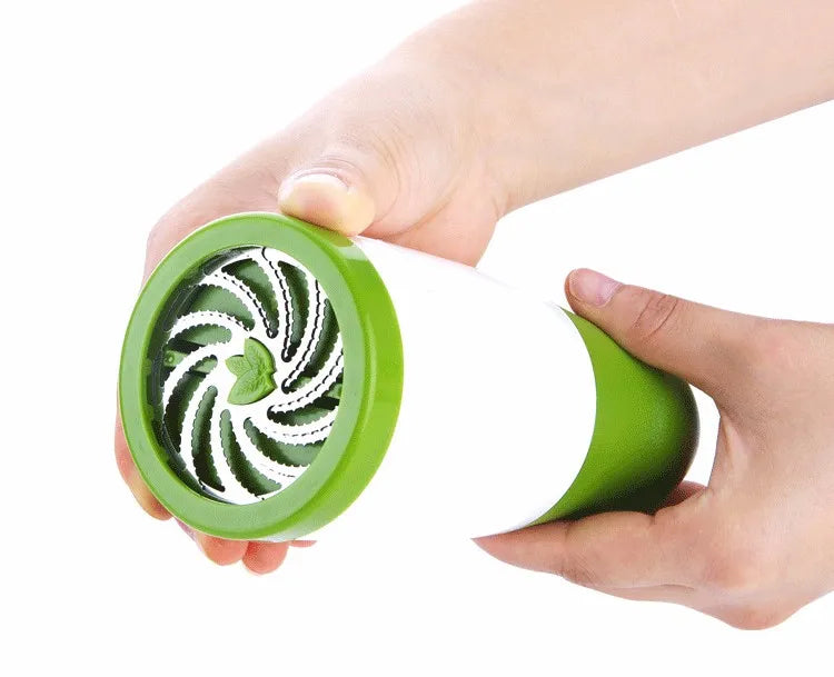 Manual Herb Grinder Spice Mill Parsley Shredder Chopper Vegetable Cutter Coriander Mincer Chili and Cilantro Kitchen Gaget