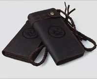 Luxury Handmade 100% Genuine Leather Men Wallet Purse Short Money Clip with Coin Pocket Male Money Bag Multi-Card Wallet Vintage