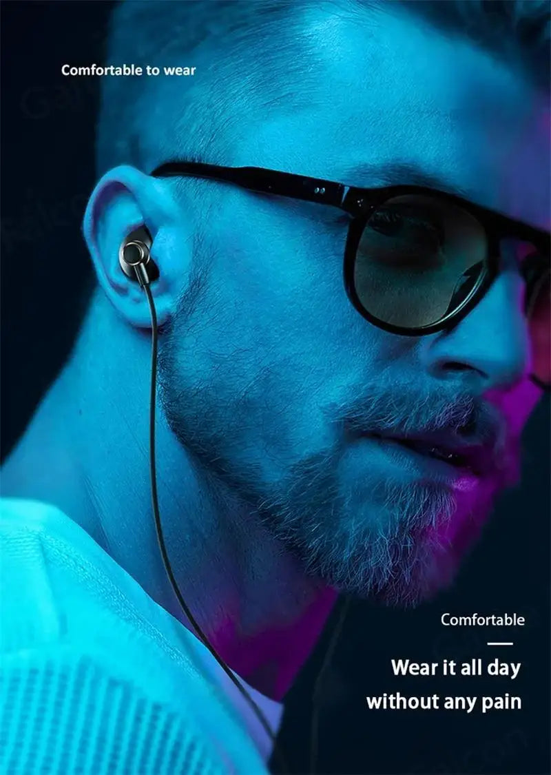 Type C&3.5mm Headphones HiFi Bass Stereo Volume Control Headset In HD Mic Wired Earbuds For iPhone15-17/Samsung Series Earphones