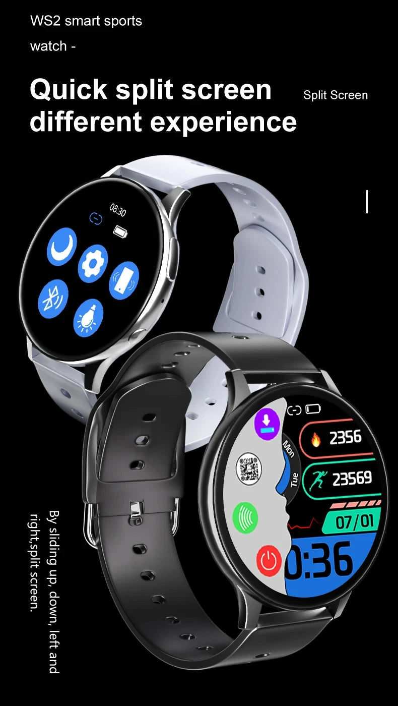 2026 New Women Bluetooth Call Smart Watch Heart Rate Blood Pressure Monitoring Smartwatches IP67 For Android IOS Men Smartwatch