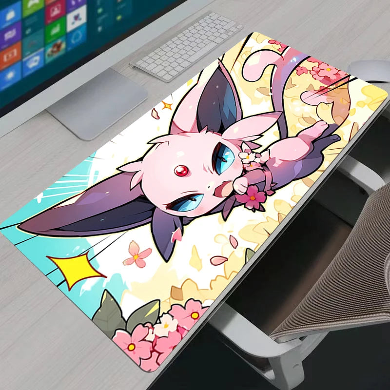 Anime Gaming Speed Mouse Pad Pokemon Pikachu anime durable Gamer Large Mouse Mat Keyboard Mousepad Computer Desk Mat