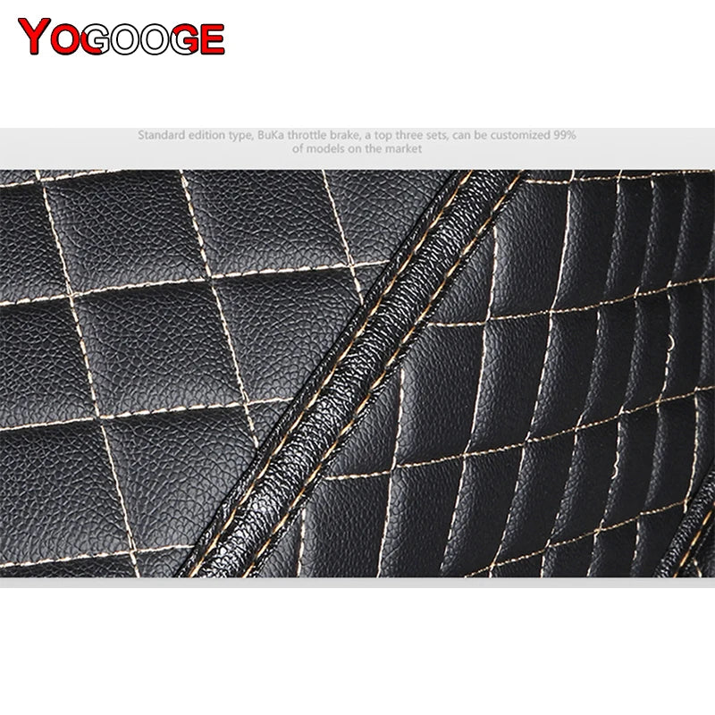 YOGOOGE Custom Car Floor Mats For Fiat Freemont Auto Carpets Foot Coche Accessorie