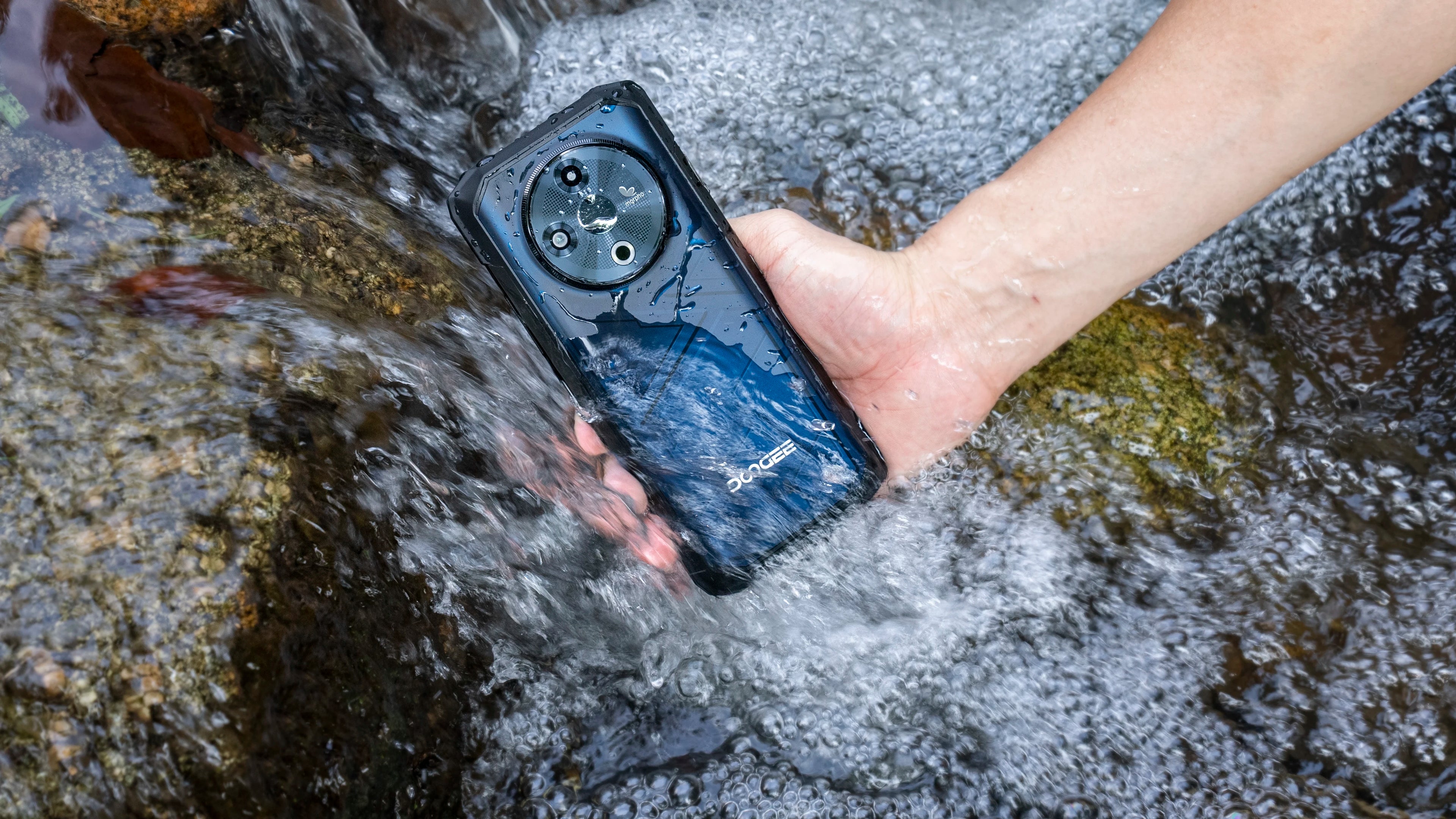 DOOGEE Fire 6 Rugged Phone Thermal Imaging 10400mAh Large Battery 6.56" 16GB(6+10) 256GB 50MP AI Main Camera Mobile Phone