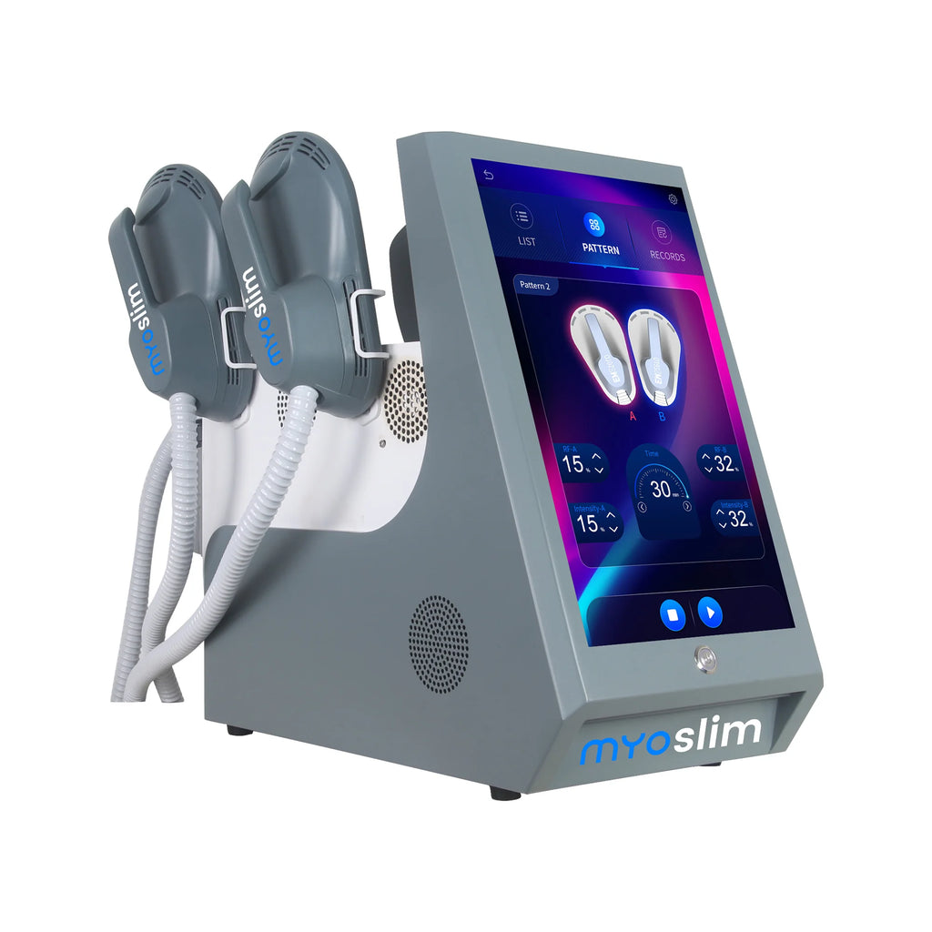 EMS MYOslim Body Sculpt Machine RF Sculpting Electromagnetic Stimulate Body Slimming Machines Muscle Build 6500W 4 5 Handles