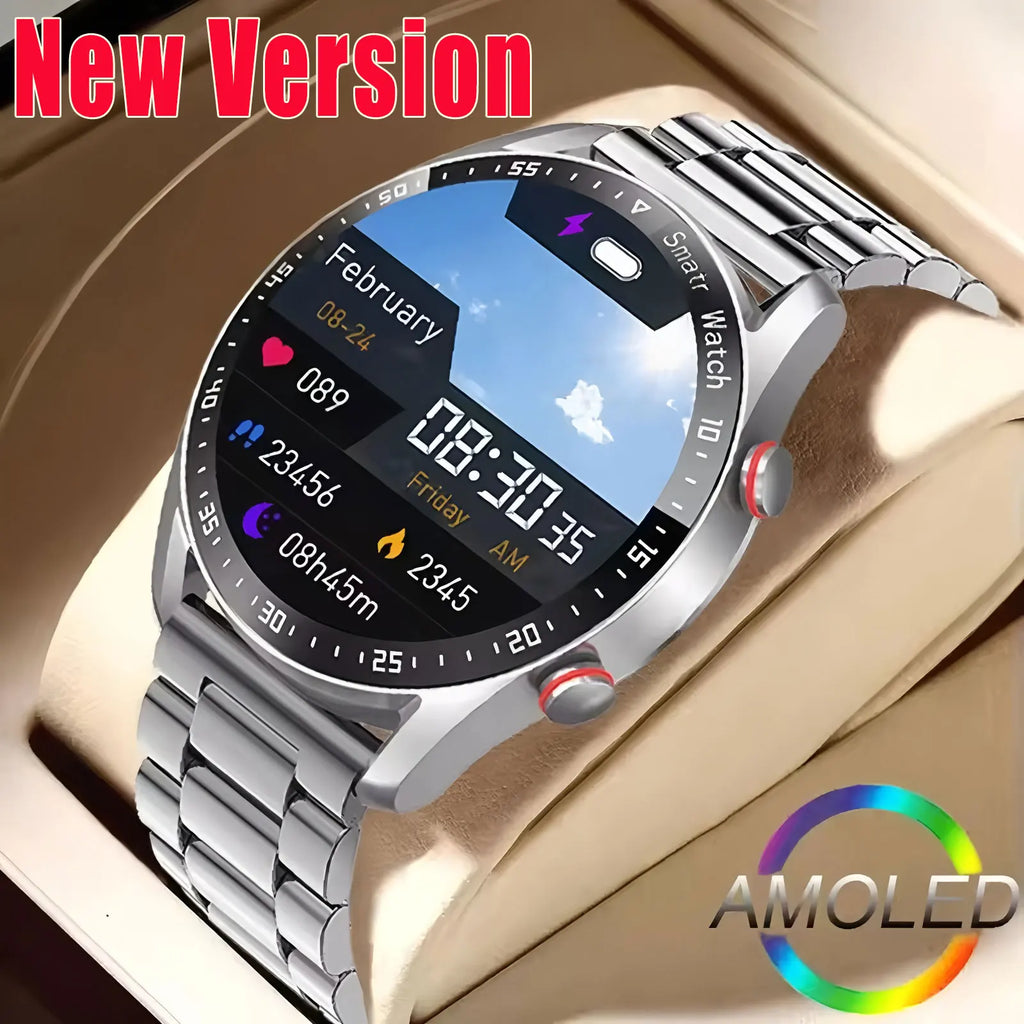 ECG+PPG Bluetooth Call Smart Watch Men Laser Health Blood Pressure Fitnes Sports Watches Man Sports Waterproof Smartwatch+Box