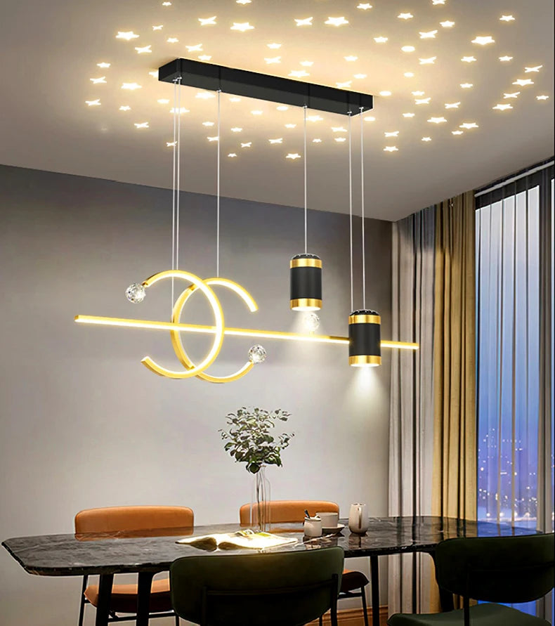 LED Nordic restaurant pendant light dining table light modern minimalist bar coffee shop pendant light home indoor lighting