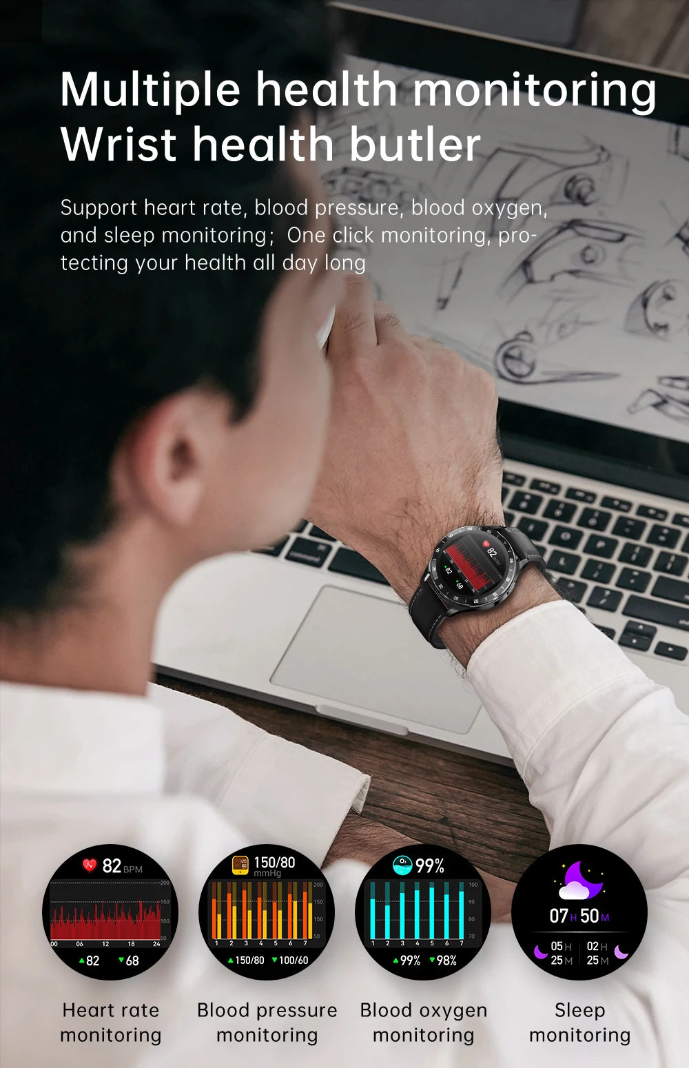 X10 2 in 1 Smart Watch With Earbuds Smartwatch TWS Bluetooth Earphone Heart Rate Blood Pressure Monitor Sport Watch Fitness Watc