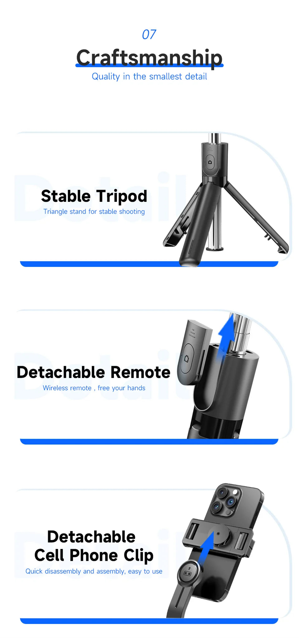 Portable Mini Selfie Stick Tripod With Fill Light Stand Phone Holder Extendable Wireless Bluetooth Remote For Live Broadcast