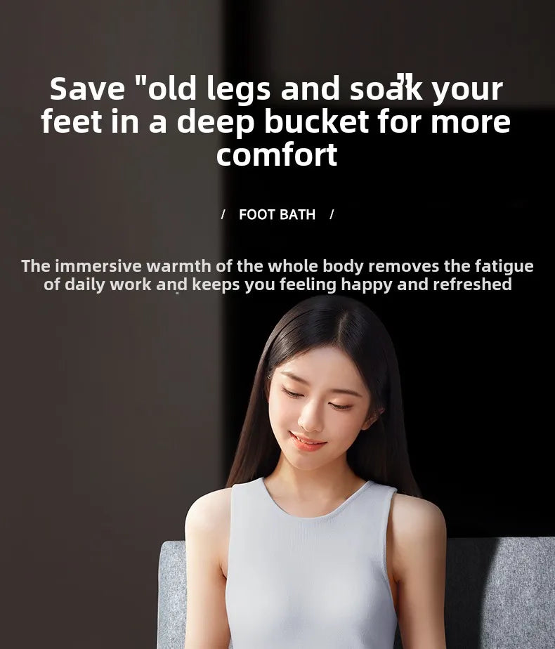 Electric massage of foot bath for heating constant temperature foot bath for 2024 new home fully automatic foot bath tub