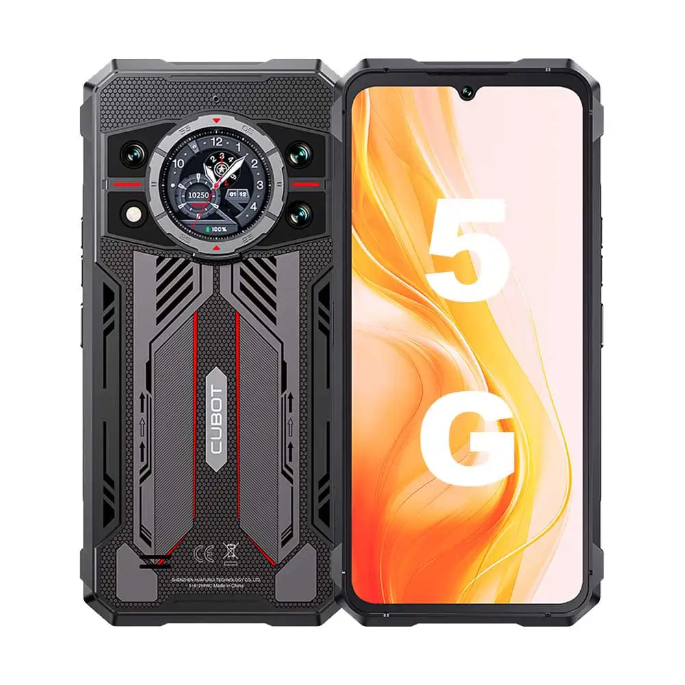 Cubot Rugged Smartphone 5G King Kong 11, Android 15, Up to 32GB RAM+256GB ROM, 108MP Camera, 10200mAh, Dual Screen, MTK7025,6nm