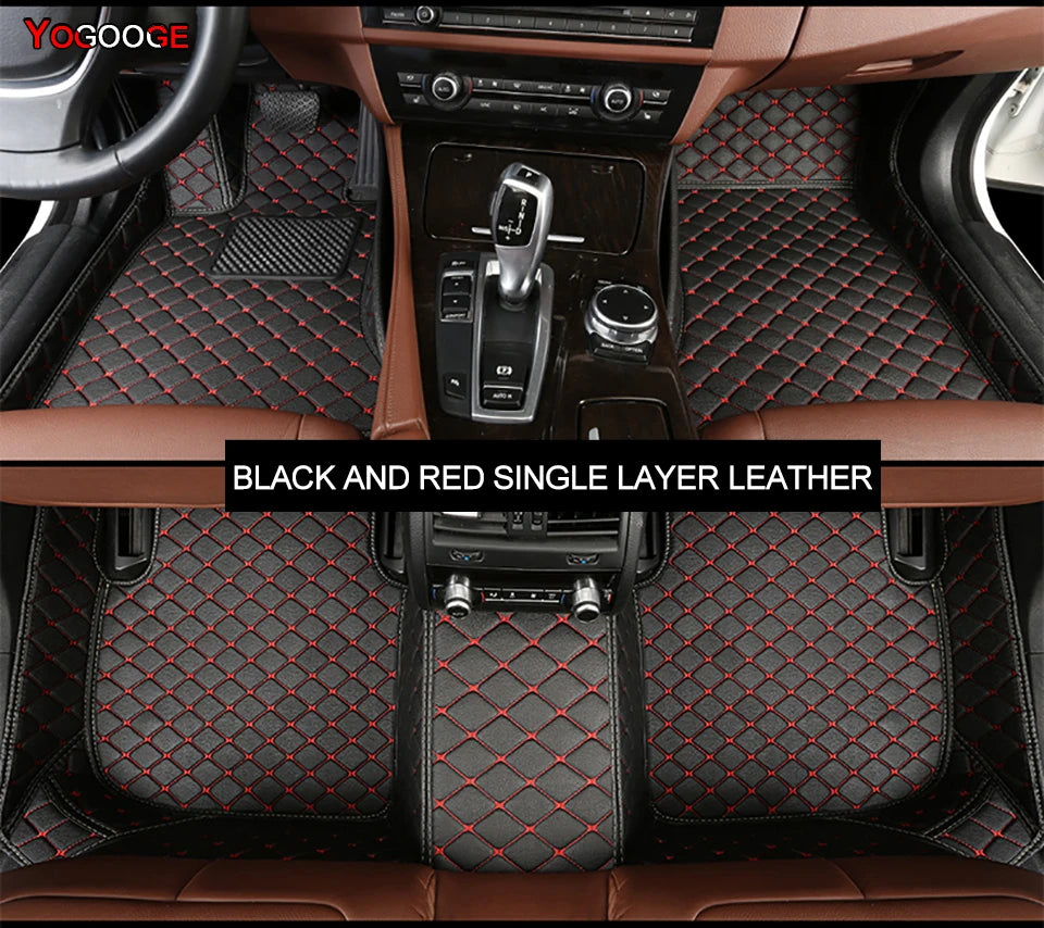YOGOOGE Custom Car Floor Mats For Chery Tiggo 7 7Pro 7Plus Auto Carpets Foot Coche Accessorie