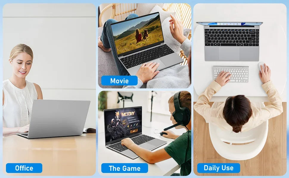 2026 Intel Core i9 10980HK Portable Laptop Computer 16GB DDR4 1TB 2TB SSD 14.1" Notebook Windows 11 4K Office Gaming PC