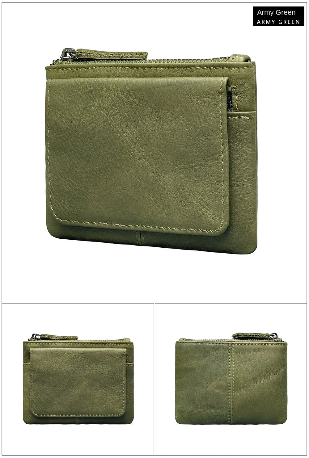 New Cow Leather Women's And Men's Card Bag Coin Purse Slim Credit Card Holder Wallet For Men and Women ID Card Pocket